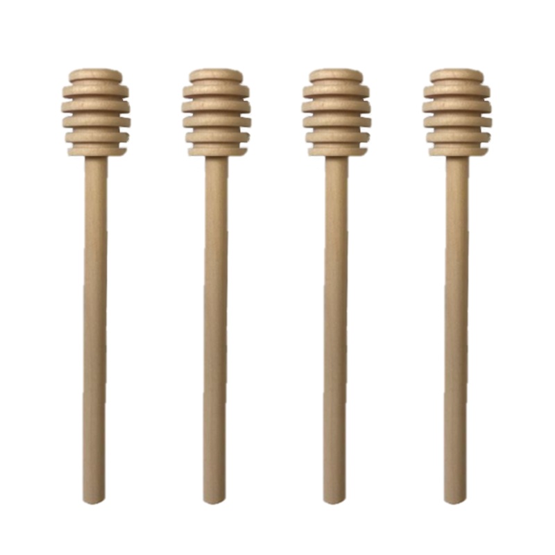 Wooden Honey Dripping Spoon 15 x 2.3 cm Pack of 4 7204 (Large Letter Rate)