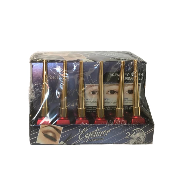Baolishi Liquid Eyeliner Queensway Box of 24 B648 (Big Parcel Rate)