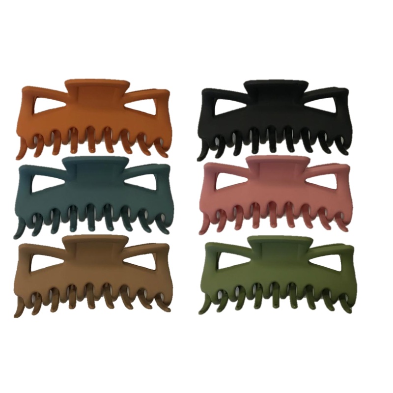 Plastic Hair Claw Clip 11 cm Assorted Designs 7252 (Parcel Rate)