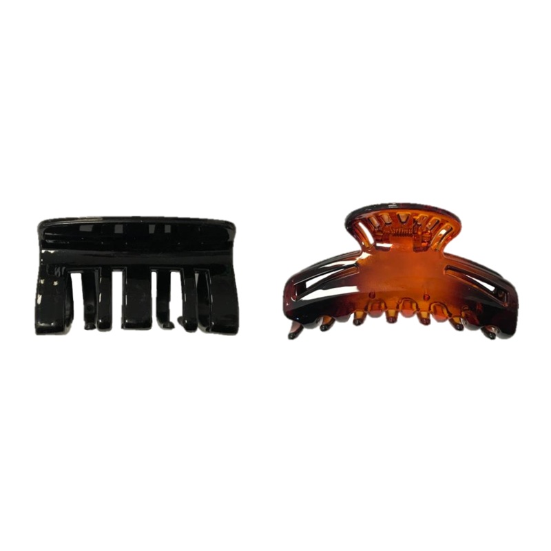 Plastic Hair Claw Clip 8 cm Assorted Designs 7250 (Parcel Rate)
