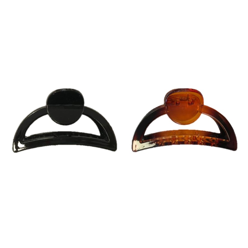 Plastic Hair Claw Clip 9 cm Assorted Colours 7251 (Parcel Rate)