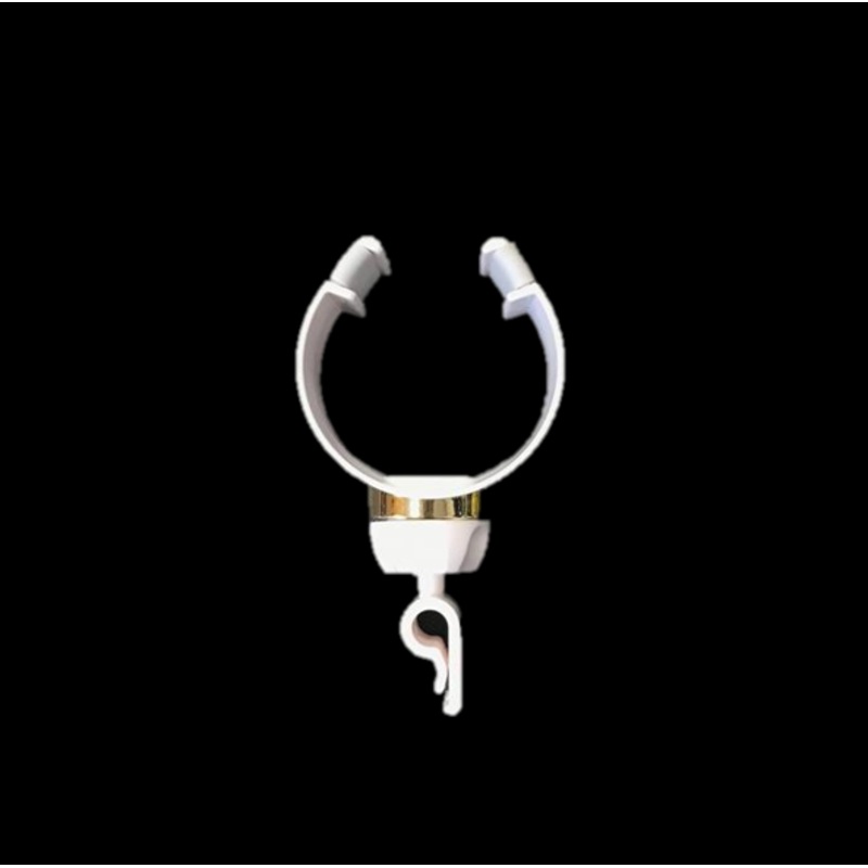 Plastic Mobile Phone Holder White 10 x 5.5 cm 3114 (Parcel Rate)