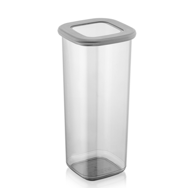 Poli Plastic Square Food Storage Container 12 Pieces 1750 ml AK773 (Parcel rate)