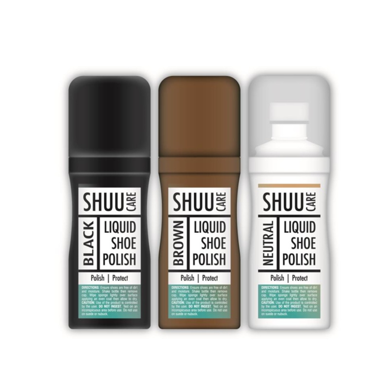 Rapide Shuu Liquid Shoe Polish Assorted Colours 2236 (Parcel Rate)
