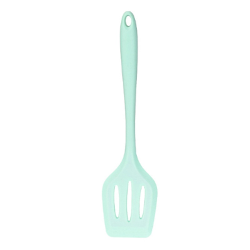 Silicone Slotted Spatula 30 x 8 cm Assorted Colours 7267 (Parcel Rate)