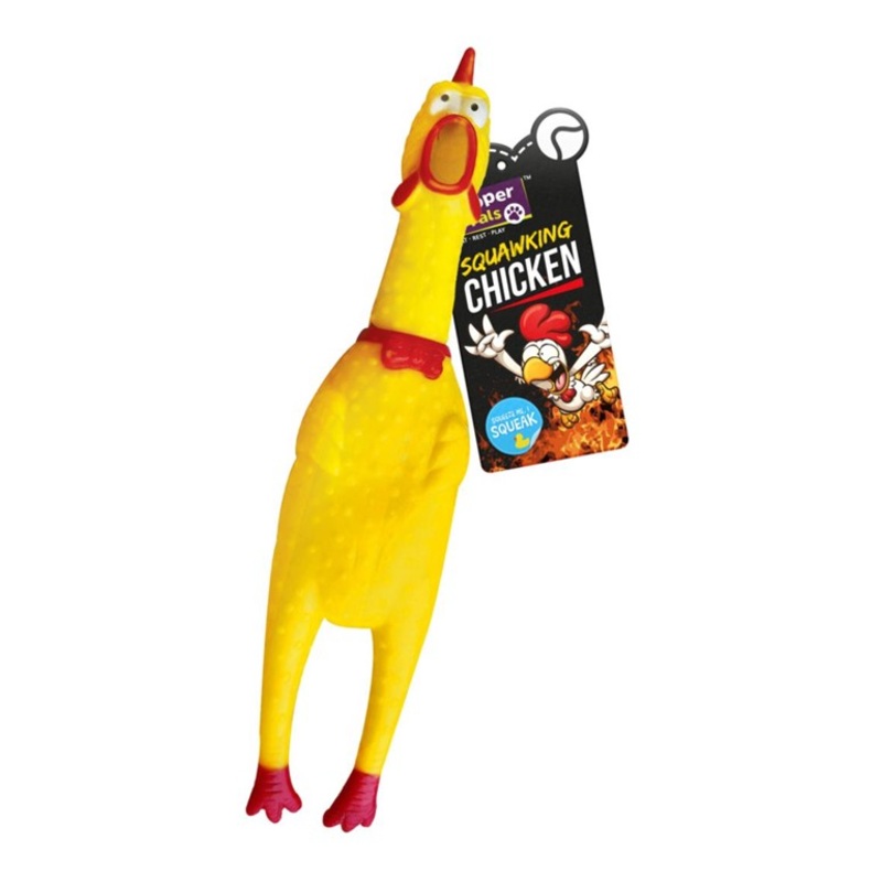 Pet Dog Toy Squeaky Chicken 25 cm 312456 A (Parcel Rate)