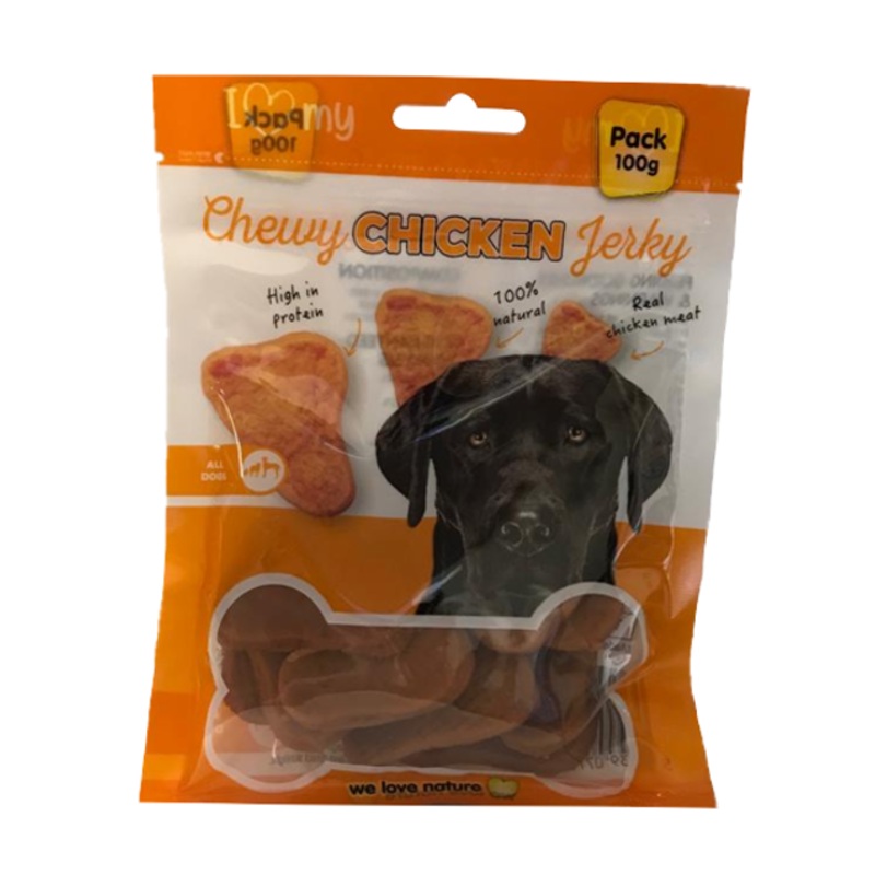 Pet Dog Treats Chewy Chicken Jerky 100g 77855 (Parcel Rate)