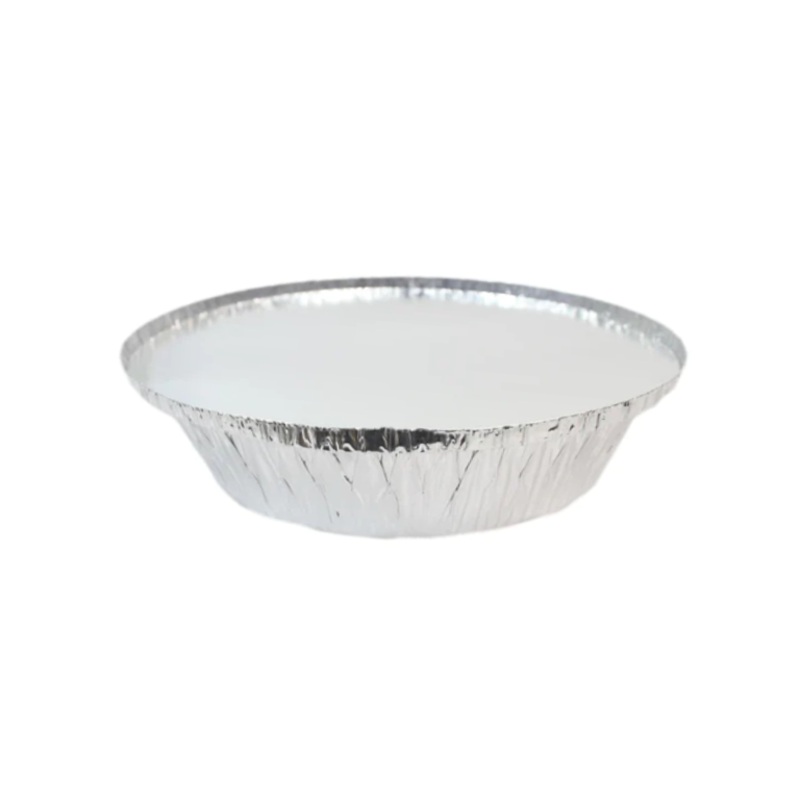 Round Aluminium Foil Pie Food Container 18 cm Pack of 3 SK28195 (Parcel Rate)
