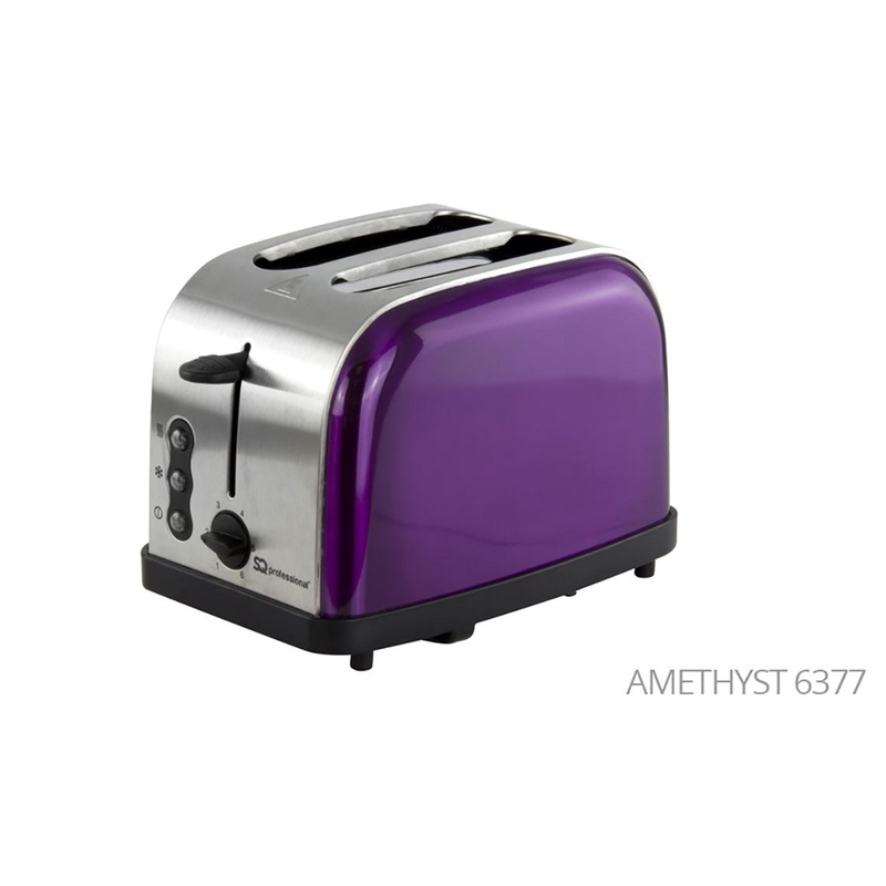 SQ Professional Legacy 2 Slice Toaster 900W Amethyst 1038 (Parcel Rate)