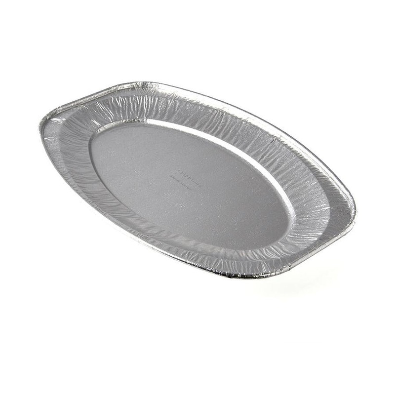 14″ Disposable Aluminium Foil Oval Platter Pack of 3 MX9030 / MX6028 (Parcel Rate)