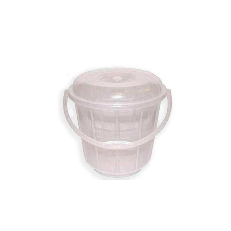 14 Litre Clear Transparent Plastic Bucket MX4103 (Big Parcel Rate)