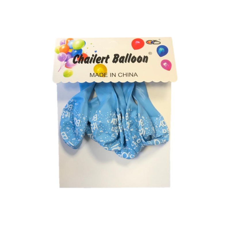 Balloons Baby Shower It’s a Boy / Girl – Blue / Pink Pack of 6 Assorted Designs 7423 (Large Letter Rate)