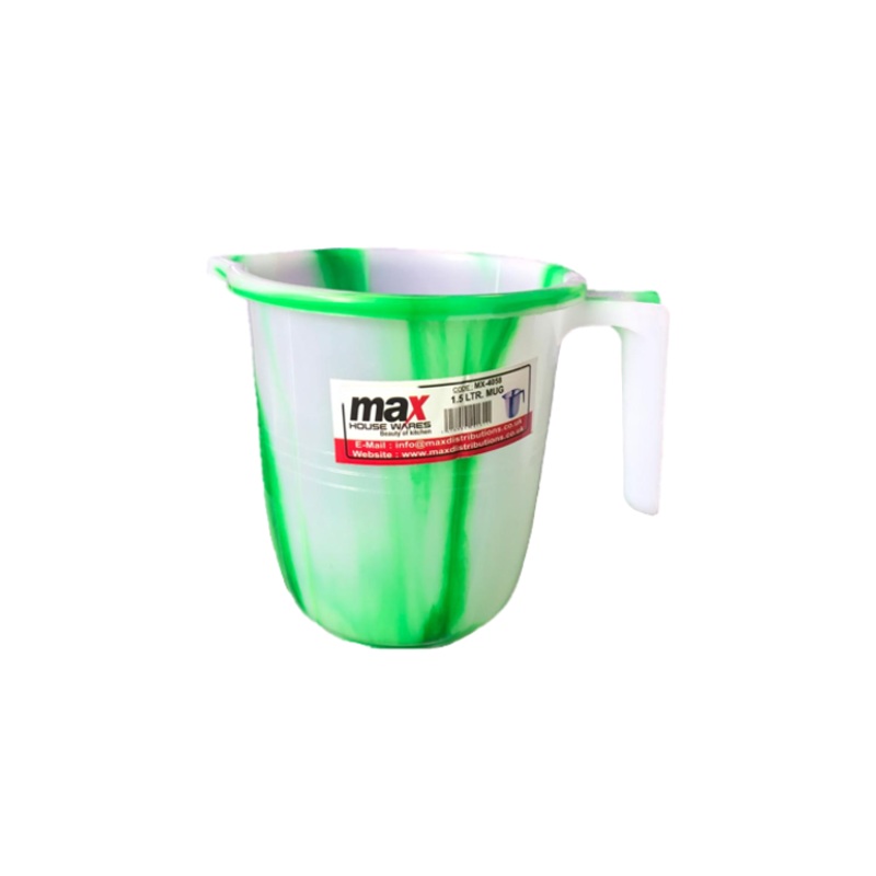 Plastic Jug Tie Dye Print 1.5L Assorted Colours MX4058 (Parcel Rate)