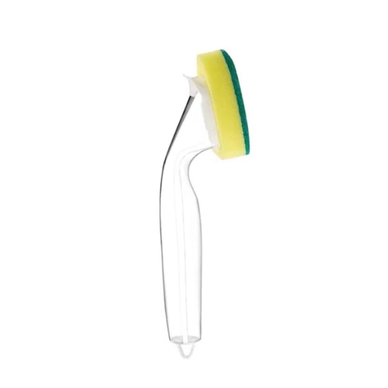 Refillable Dish Washing Up Liquid Sponge Brush 24 cm CS5 (Parcel Rate)