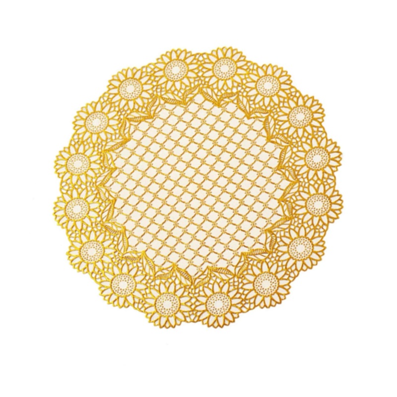 Table Centre Placemat 38 cm Assorted Colours and Designs 3858 (Large Letter Rate)