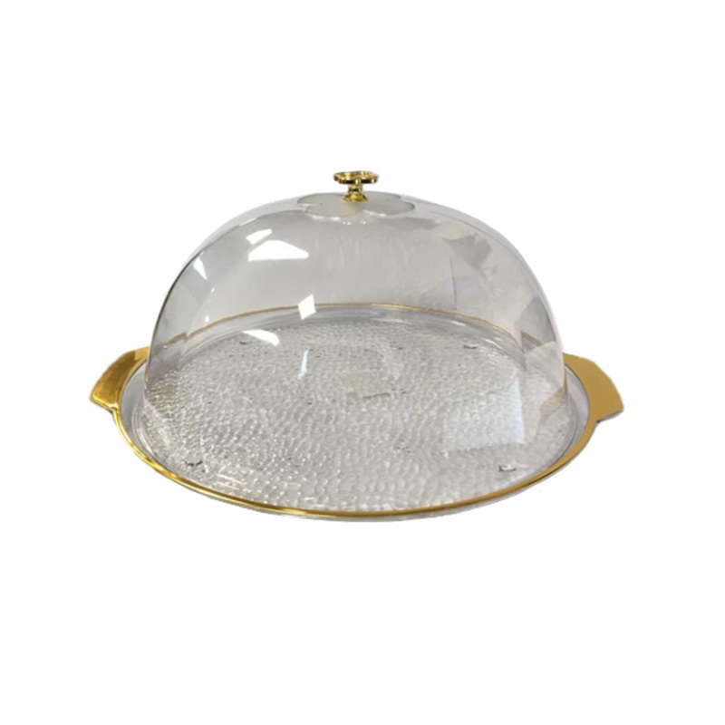 Transparent Plastic Cake Pastry Display Food Storage Dome with Lid 32 x 13 cm 7443 (Parcel Rate)