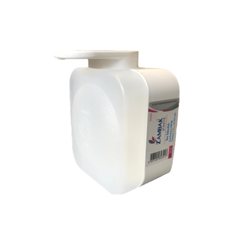 Zambak Plastic Liquid Soap Dispenser 500ml ZP341 (Parcel Rate)