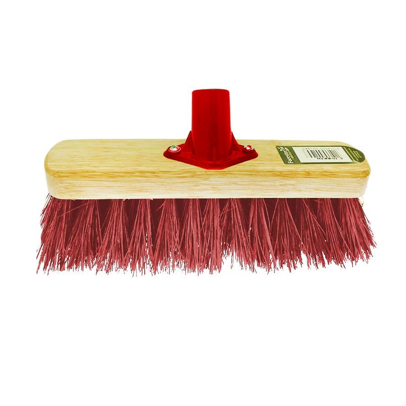 12” Kingswood PVC Red Socket Bristle Brush Head 1056 (Parcel Rate)