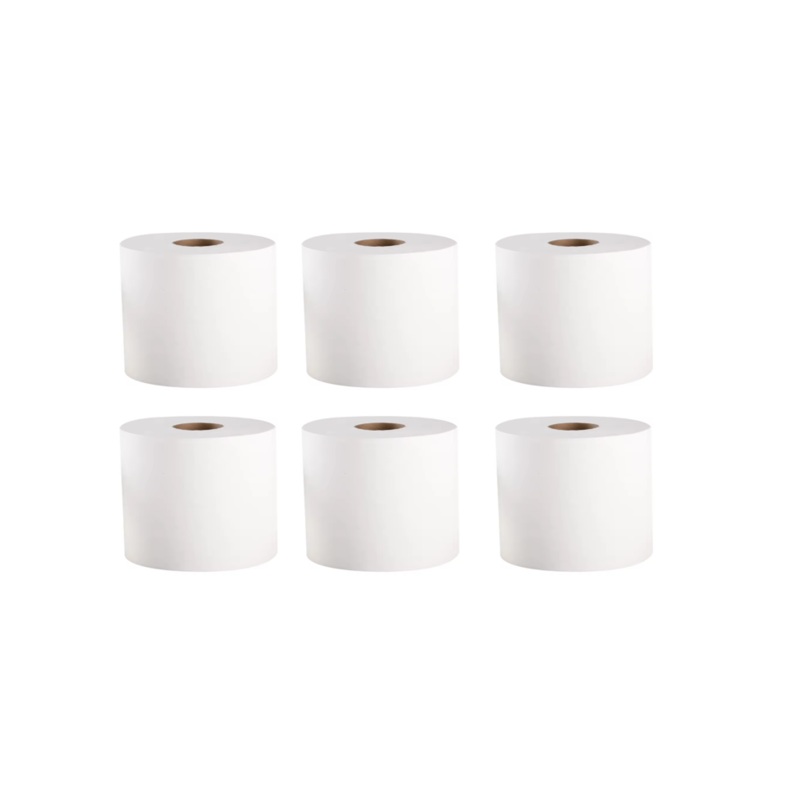 Abzorbex White Cleaning Centrefeed Paper Roll Pack of 6 LL5901 (Big Parcel Rate)