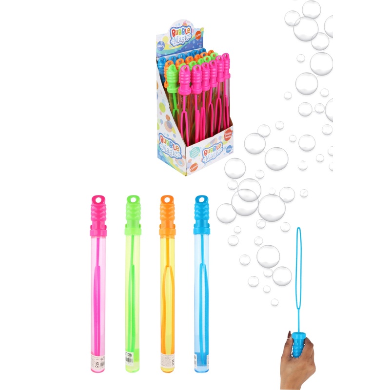 Bubble Wand Sword 110ml / 36 cm Assorted Colours R50090 (Parcel Rate)