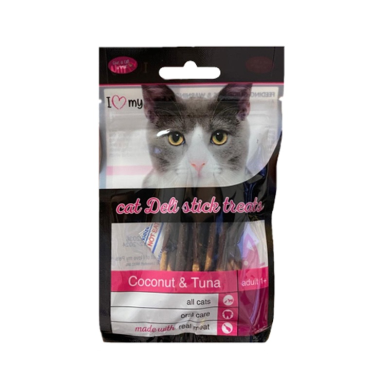 Pet Cat Treats Deli Sticks Coconut & Tuna 25g 74368 (Parcel Rate)