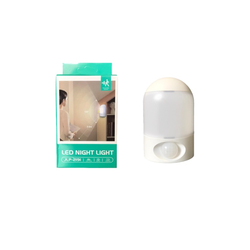Plastic Motion Sensor Night Light JLP2191 USB Rechargeable 7.5 x 4.9 x 11.5 cm 7749 (Parcel Rate)