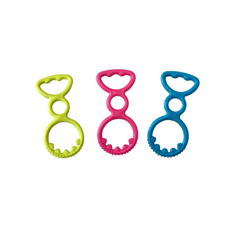 Pet Dog Toy Ring 18 cm Assorted Colours 7760 (Parcel Rate)