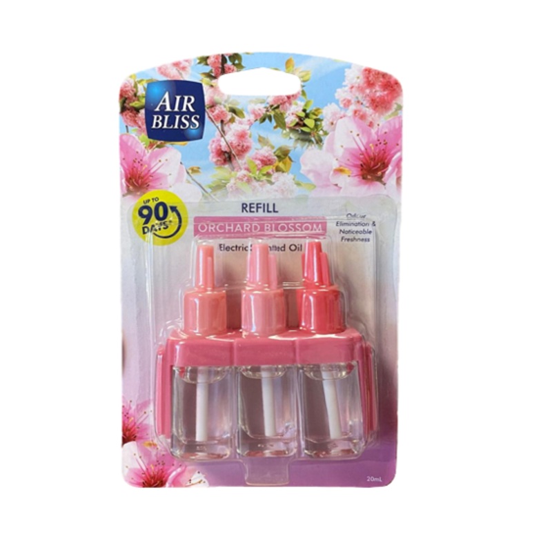 Air Bliss Air Freshener Scented Oil Plug In Refill 20ml Orchid Blossom AOB (Parcel Rate)