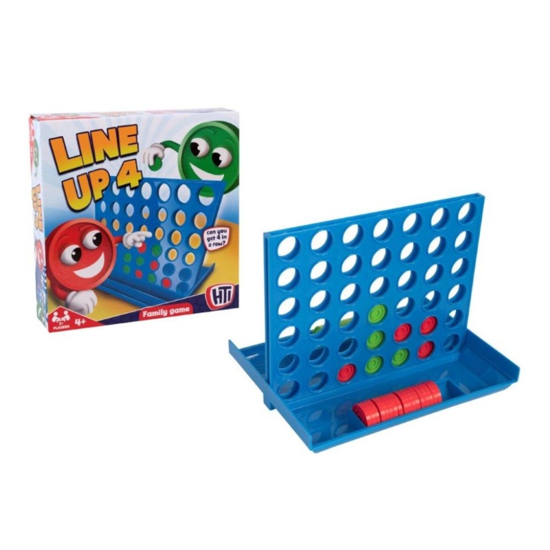 Classic Traditional Line Up 4 in a Row Family Board Game 374309 / 1374309  (Parcel Rate)