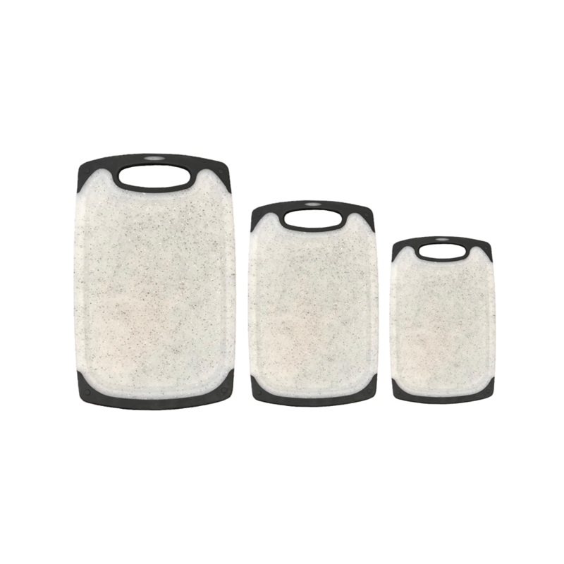 Plastic Chopping Board with Speckled Design Set of 3 Assorted Sizes 7833 (Parcel Rate)