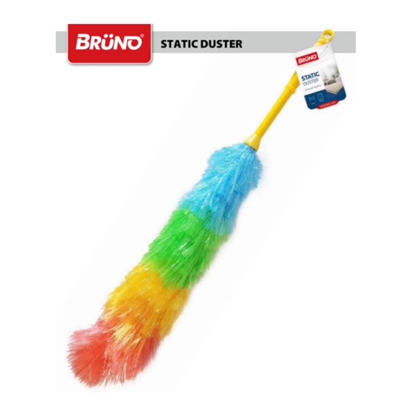 Plastic Static Rainbow Feather Duster Stick 56cm CD3 (Parcel Rate)