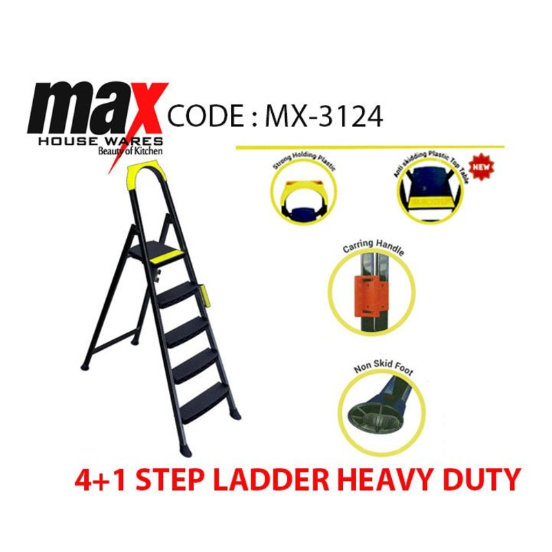 Step Ladder Heavy Duty 4+1 Diy Home MX3124 (Big Parcel Rate)