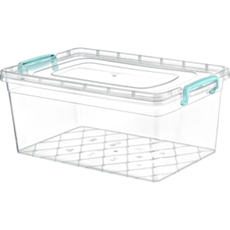 Clear Storage Container Maxi Box With Handles 10 Litre AK256 (Parcel Rate)