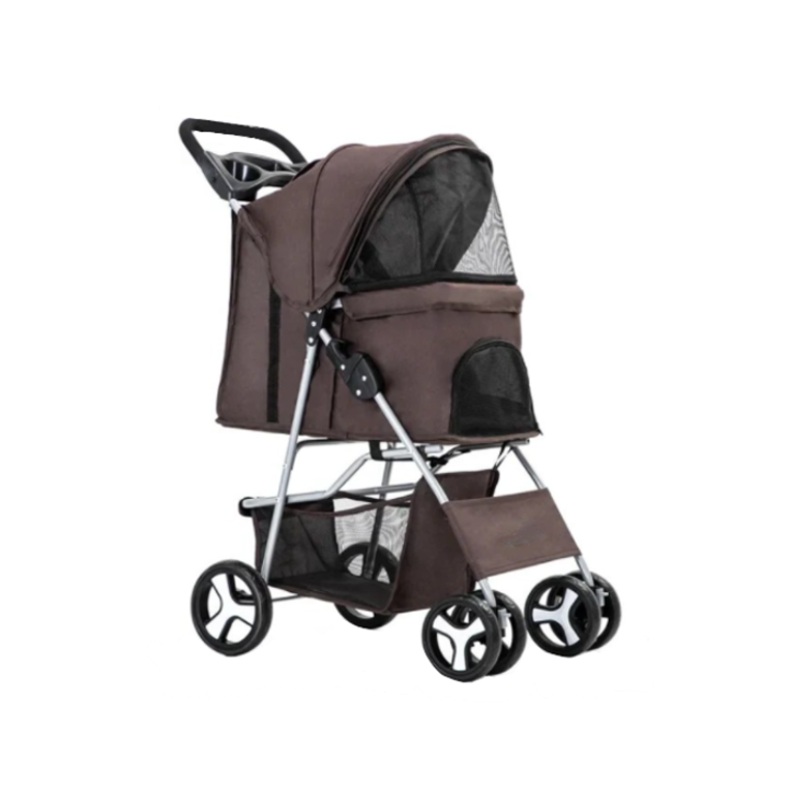 Pet Dog Pram Buggy Stroller with Foam Handle 80 x 75 x 40 cm Assorted Colours 6942 (Big Parcel Rate)