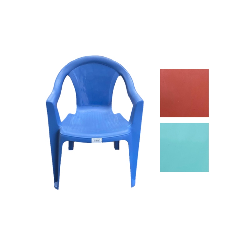 Plastic Monoblock Children’s Arm Chair Eco 54 x 38 x 26.5cm Assorted Colours 1408 (Big Parcel Rate)