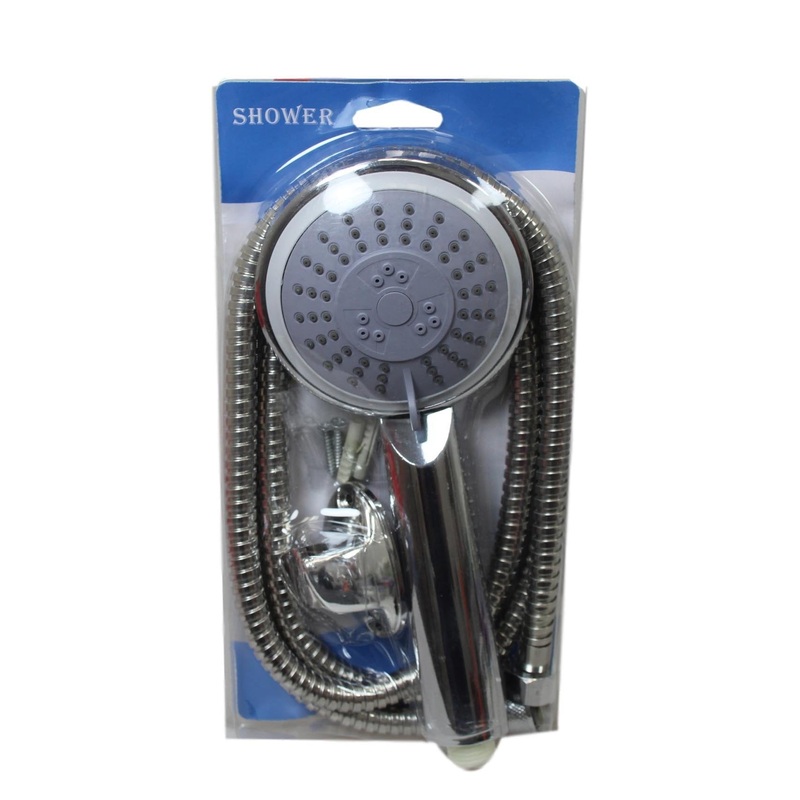 Universal Shower Head with Shower Hose Pipe Set 5750 (Parcel Rate)