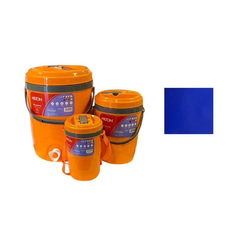 Atlantic Round Water Cooler Jug Set of 3 1/2.5/7.5L Assorted Colours MX8052 (Big Parcel Rate)