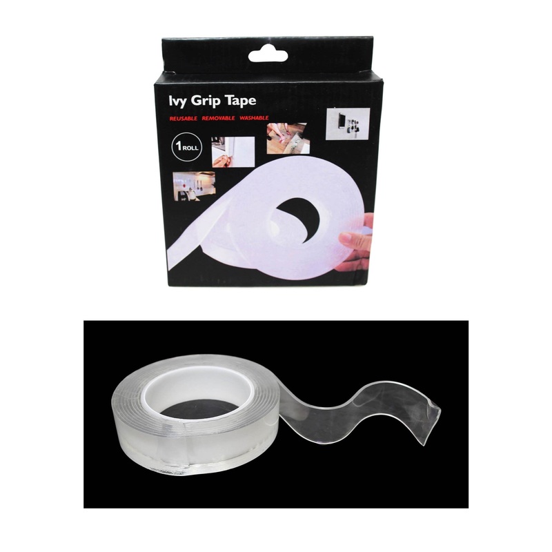 Clear Double Sided Ivy Grip Tape Roll 6306 (Parcel Rate)