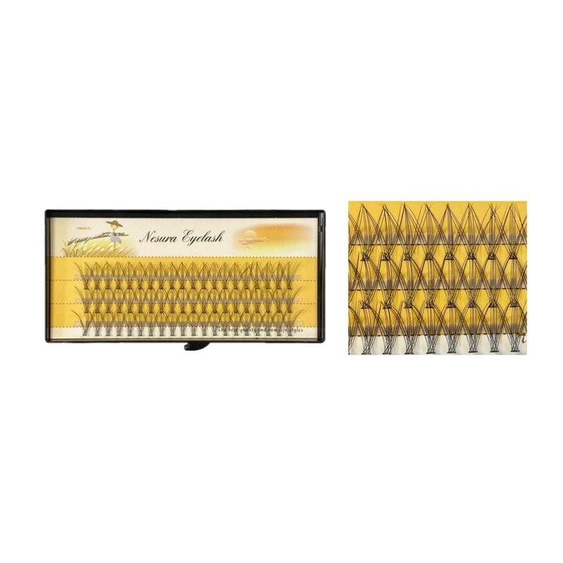 Nesura Fake False Individual 0.07 C Curl Cluster Eyelash Pieces 14mm 7924 (Large Letter Rate)