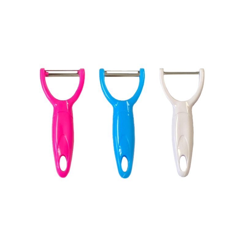 Plastic Kitchen Vegetable Peeler 14.5cm Assorted Colours 7864 (Parcel Rate)