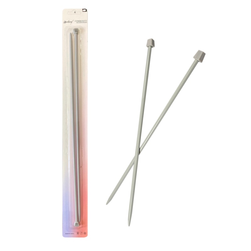 Plastic Knitting Needles 4mm Pack of 2 7858 (Parcel Rate)