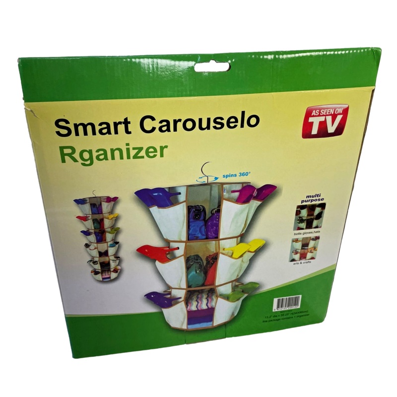 SMART Carousel Organiser Home Bedroom UK2308 (Parcel Rate)