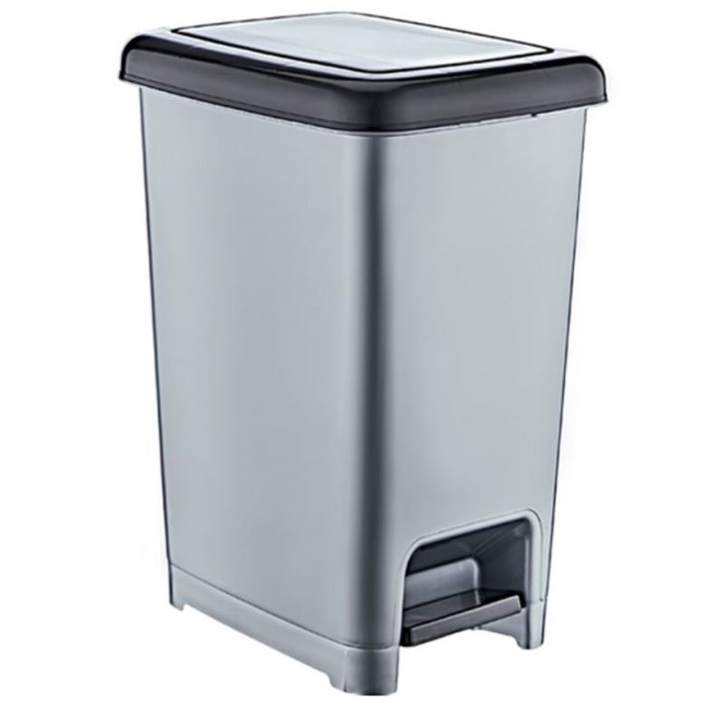 Plastic Kitchen Bathroom Slim Pedal Bin 60 Litre D01045 / PB60 A (Big Parcel Rate)
