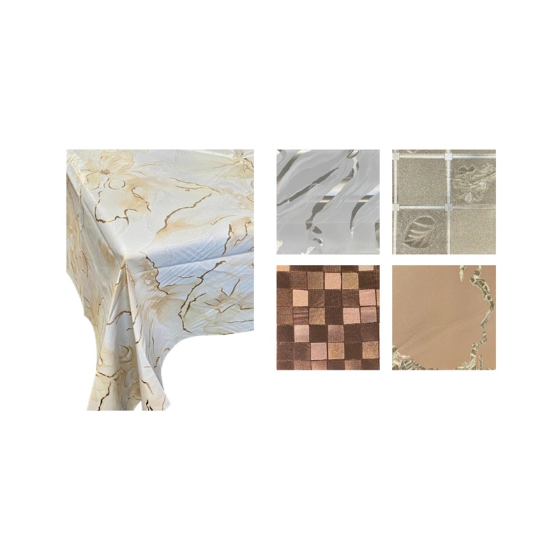 Plastic Kitchen Table Cloth Cover 137 x 183cm Assorted Designs 7915 (Parcel Rate)