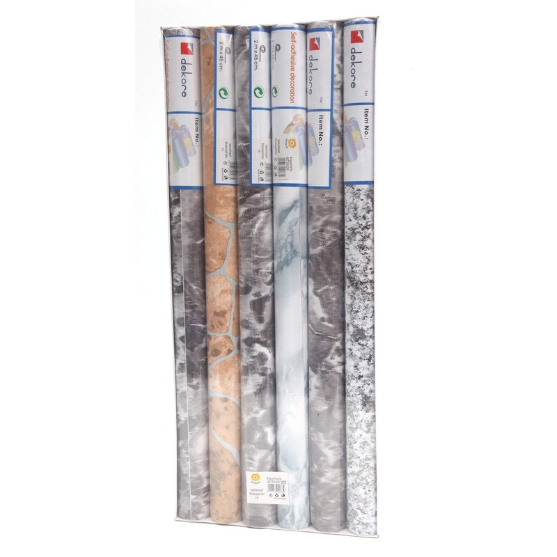 Self Adhesive Bedroom Wallpaper 45 x 200 cm Assorted Designs 0283 (Parcel Rate)